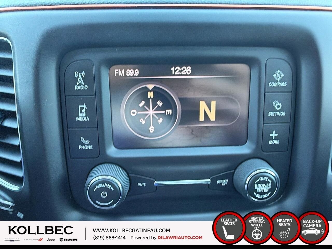 2018 Jeep Compass U19570 | North 4x4 White Gatineau - photo #2