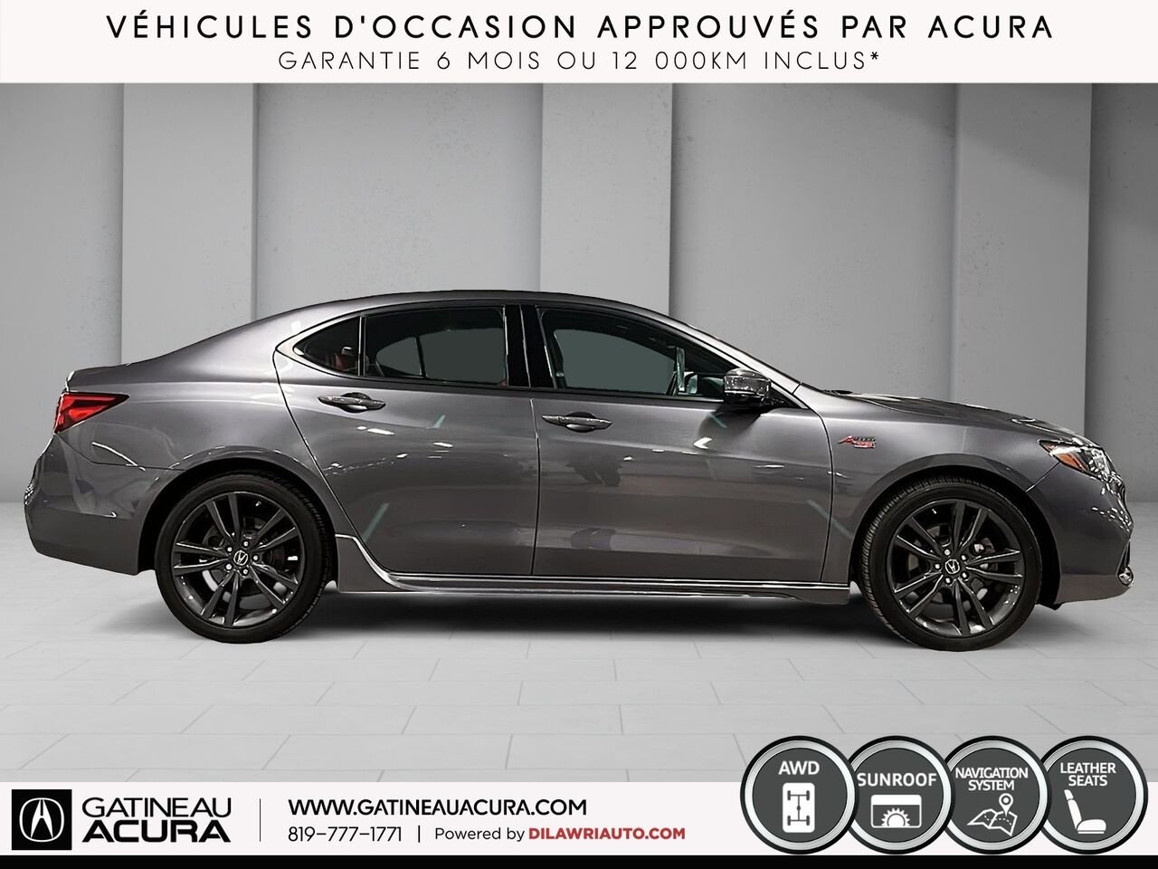 2020 Acura TLX A-Spec Tech SH-AWD Grey Gatineau - photo #14