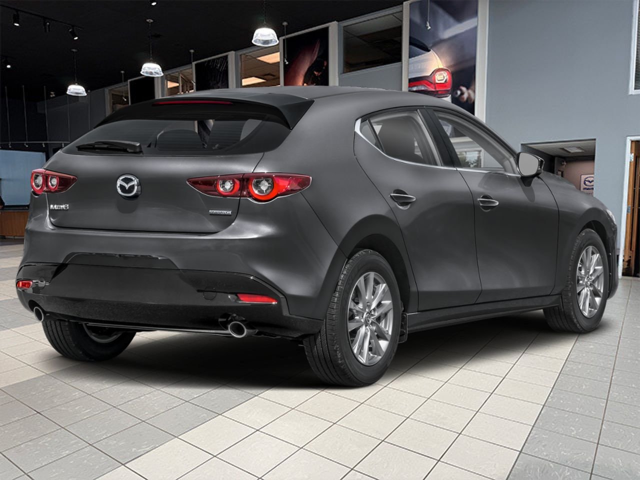MAZDA Mazda3 Sport 2026 Gris mécanique métallisé Notre-Dame-des-Prairies - photo #1