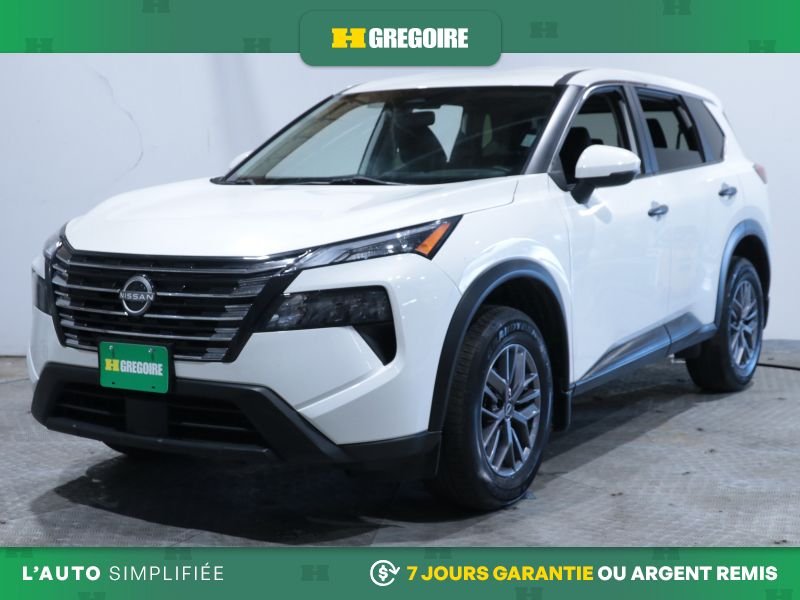 2024 Nissan Rogue S AWD AUTO AC MAGS CAM RECULE BLUETOOTH White