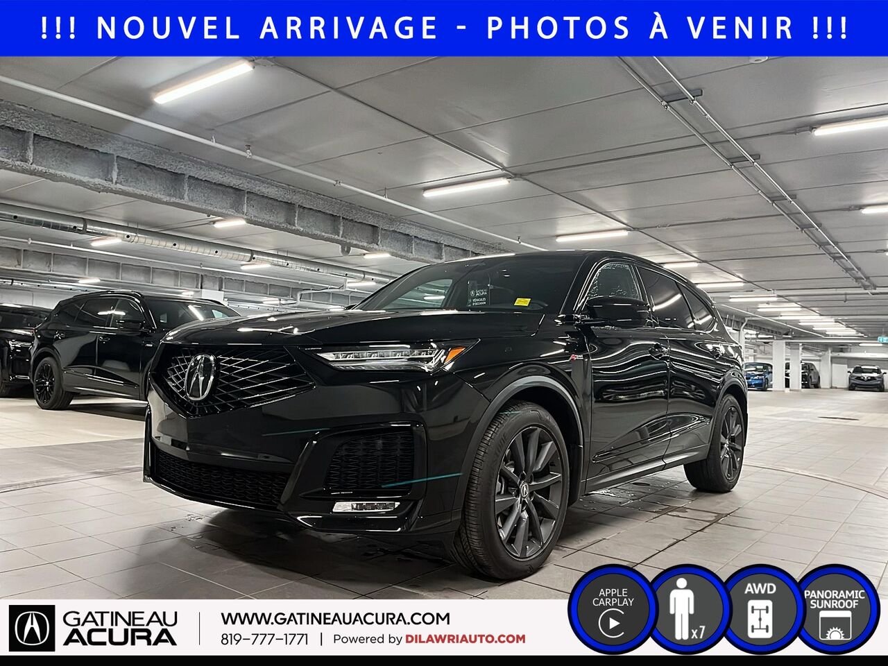Acura MDX A-Spec SH-AWD 2025 Noir Ottawa & Gatineau - photo #0