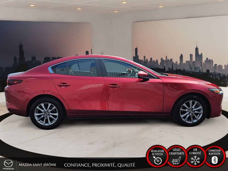 Mazda Mazda3 GS | AWD | CARFAX PROPRE | VOLANT CHAUFFANT 2023 Rouge