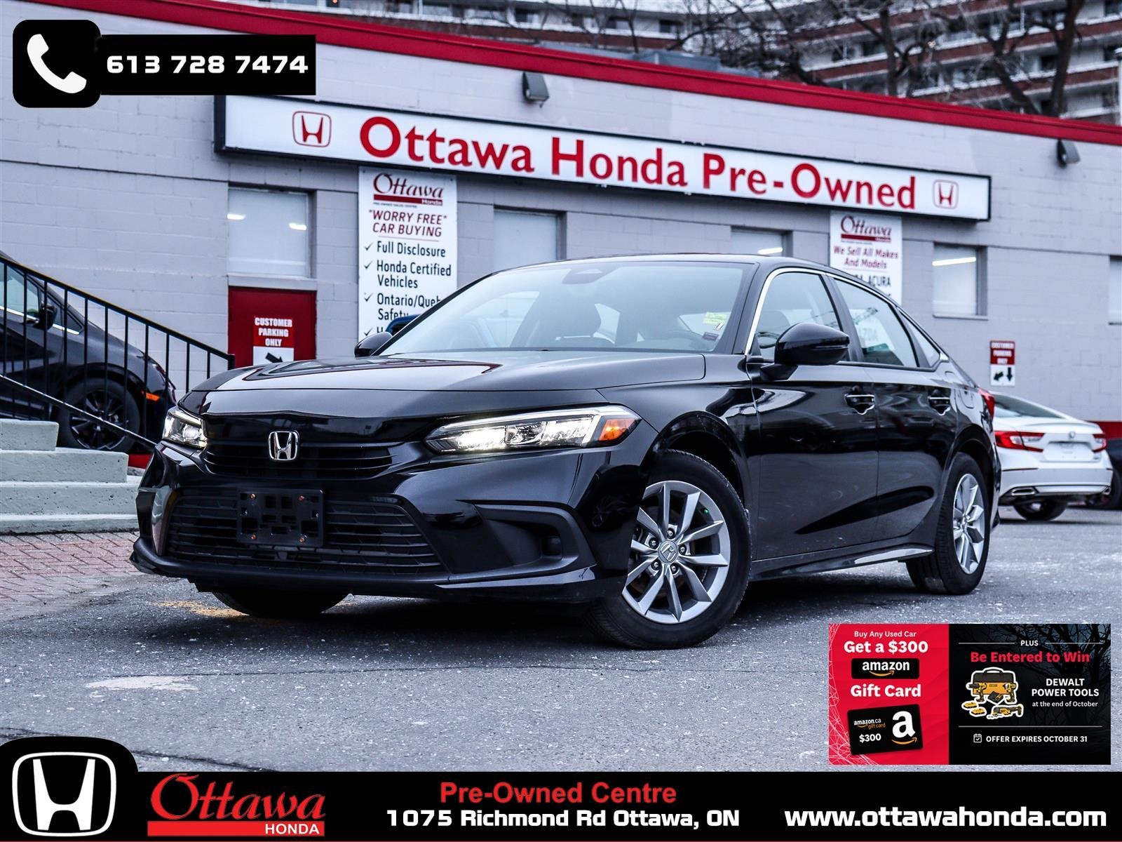 Honda Civic Berline EX 2024 Black Ottawa & Gatineau - photo #0