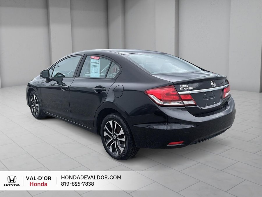 Honda Berline Civic EX 4 portes, boîte automatique 2013 Noir