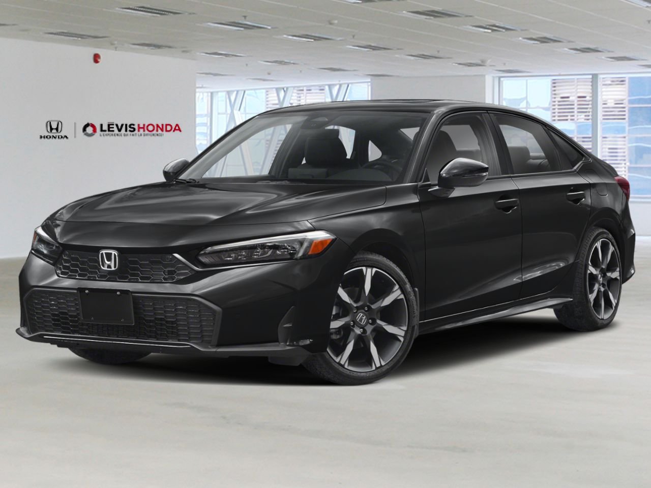 HONDA Civic hybride berline Sport Touring eCVT 2026 Noir cristal nacré Lévis - photo #0