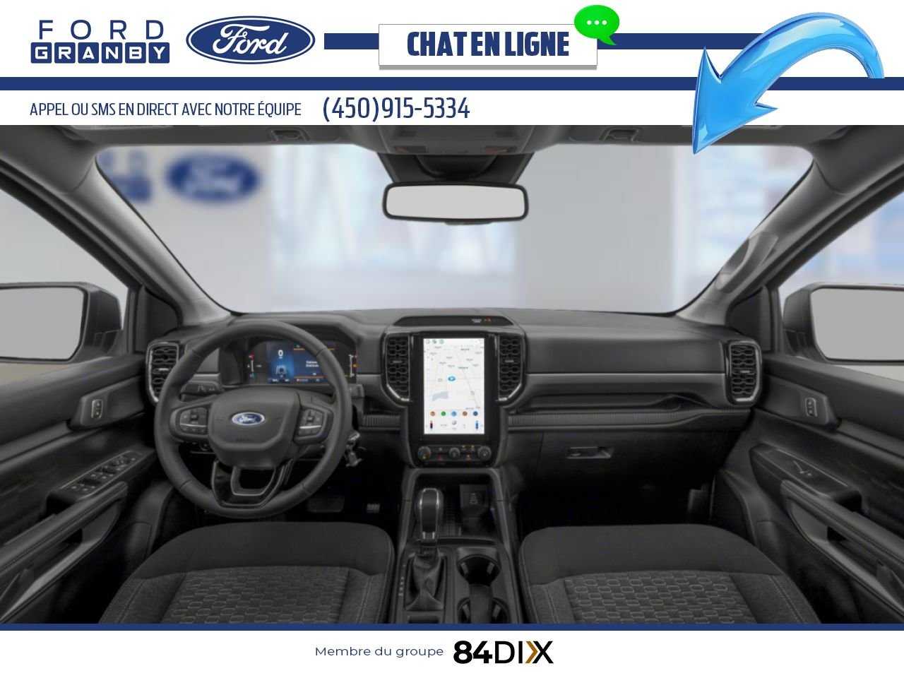 Ford Ranger 2025 Blanc Oxford Granby - photo #9