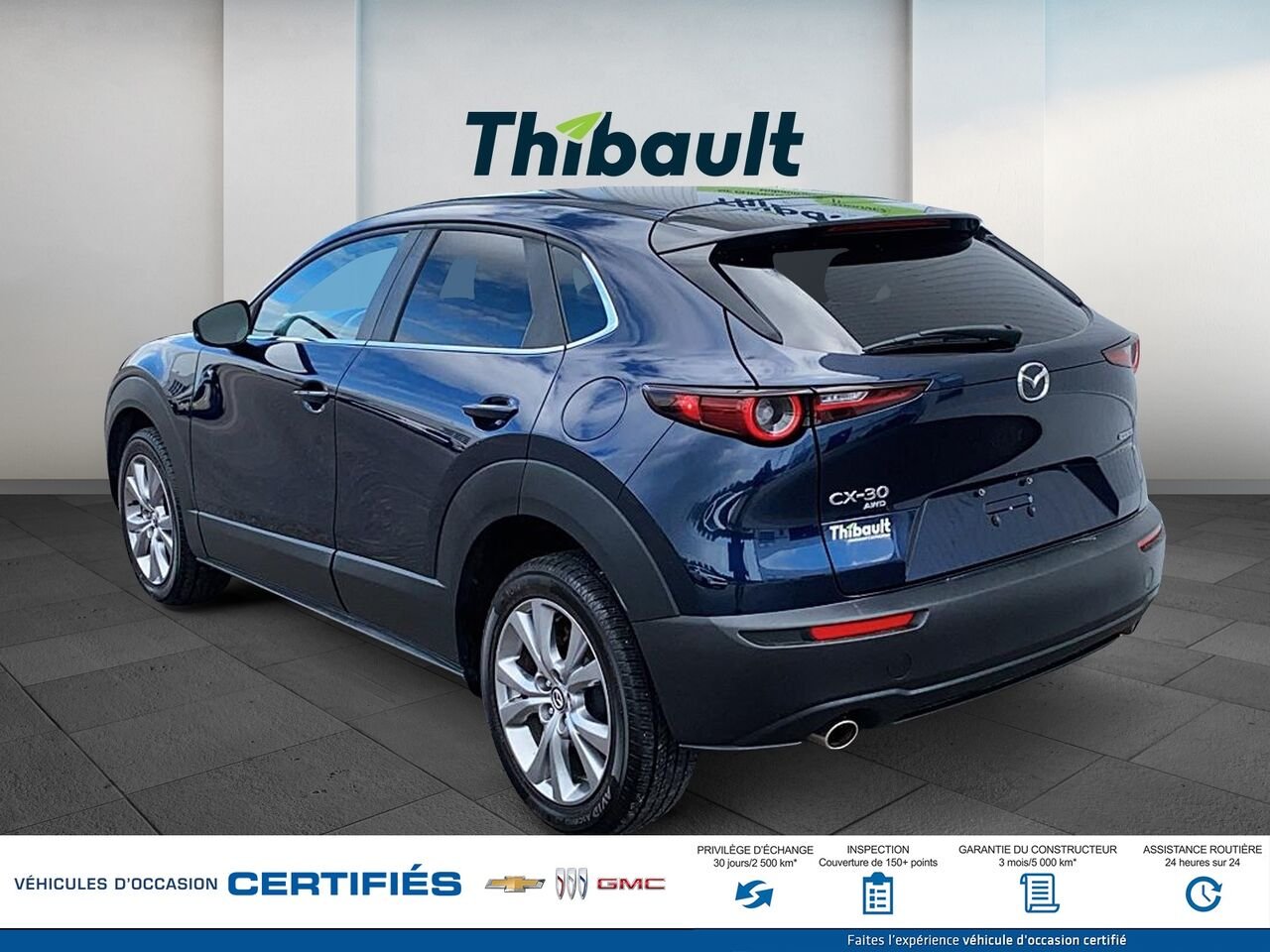 MAZDA CX-30 PREF GS TI 2021 Bleu Montmagny - photo #3