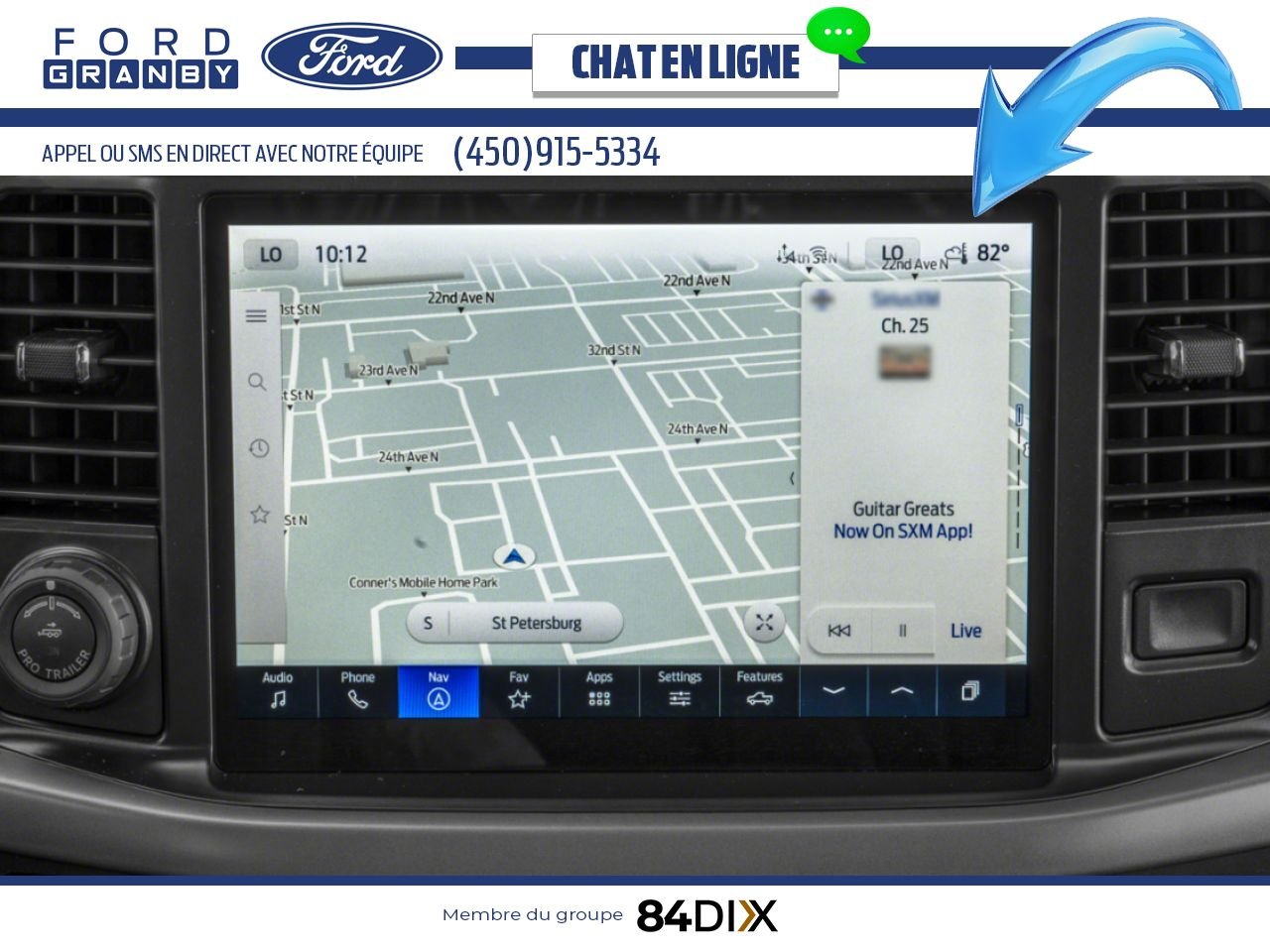 Ford F-150 2025 Blanc Oxford Granby - photo #8
