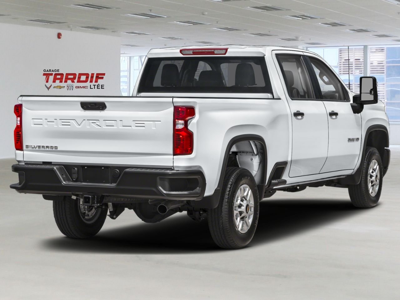 CHEVROLET Silverado 2500HD Custom cabine multiplace 4RM 172 po 2026 Blanc sommet Amos - photo #2