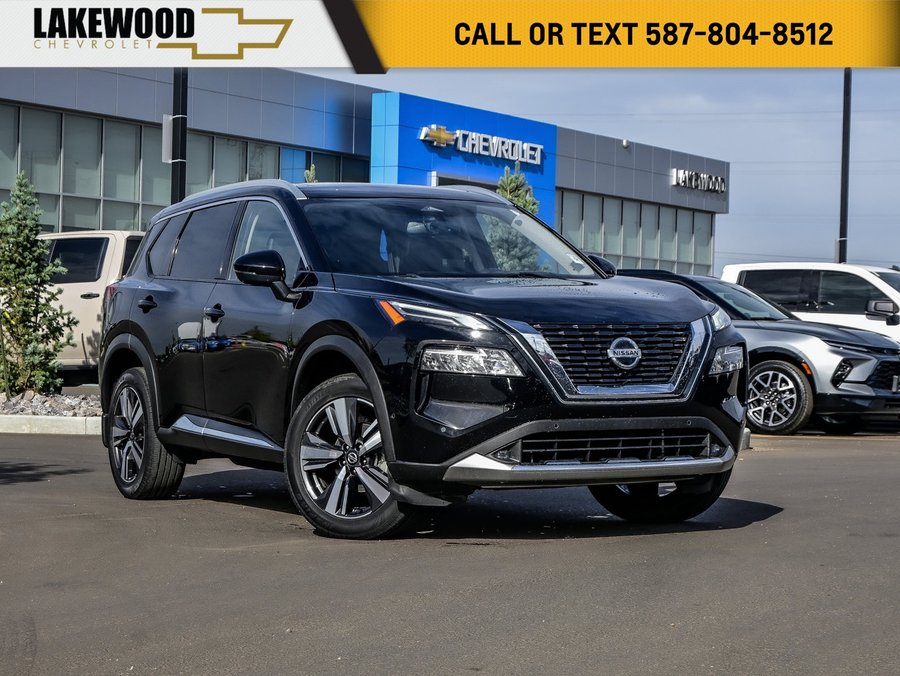 2021 Nissan Rogue Platinum AWD 2.5L | Panoramic Sunroof Black