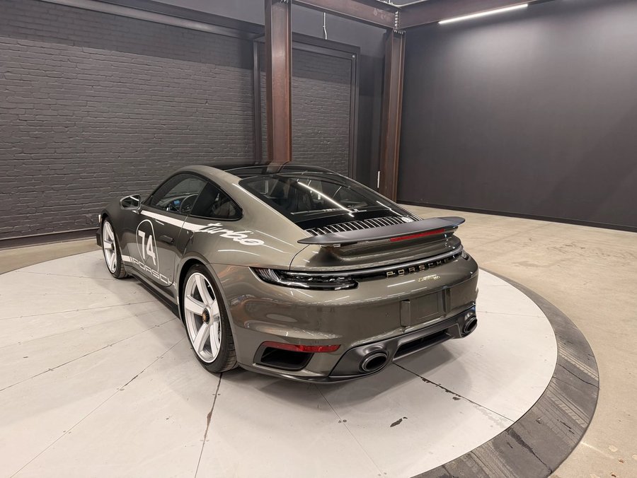 2025 Porsche 911 Turbo 50 Years | Full Body PPF | Mackenzie Tartan Interior | Sport Chrono Package | Heritage Design Green