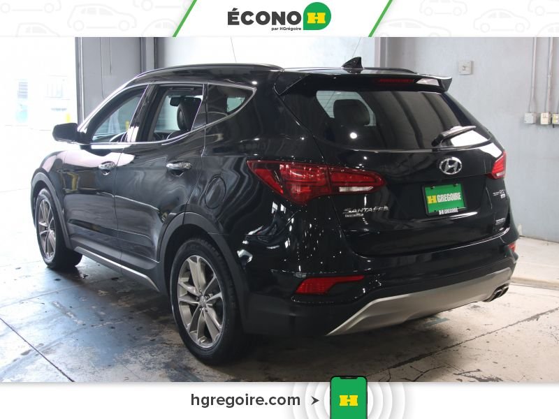 Hyundai Santa Fe 821072 | Limited AWD CUIR TOIT BLUETOOTH CAMÉRA MAGS 2017 Noir Laval - photo #2