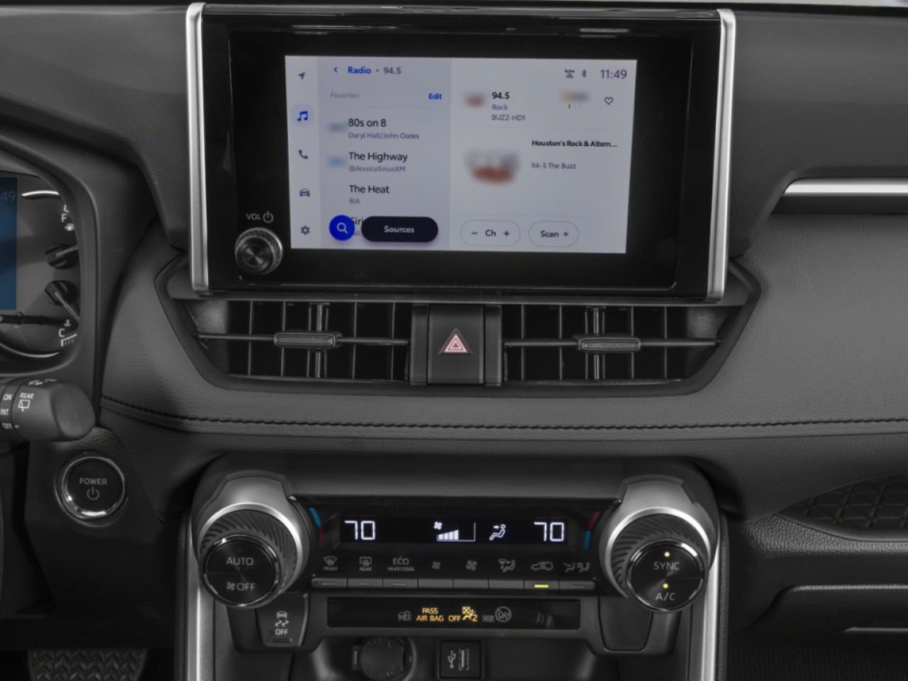 2023 Toyota RAV4 Hybrid XLE AWD / CLEAN CARFAX / HEATED SEATS / MOONROOF / ALLOY WHEELS / CARPLAY AND ANDROID AUTO White Mississauga - photo #11
