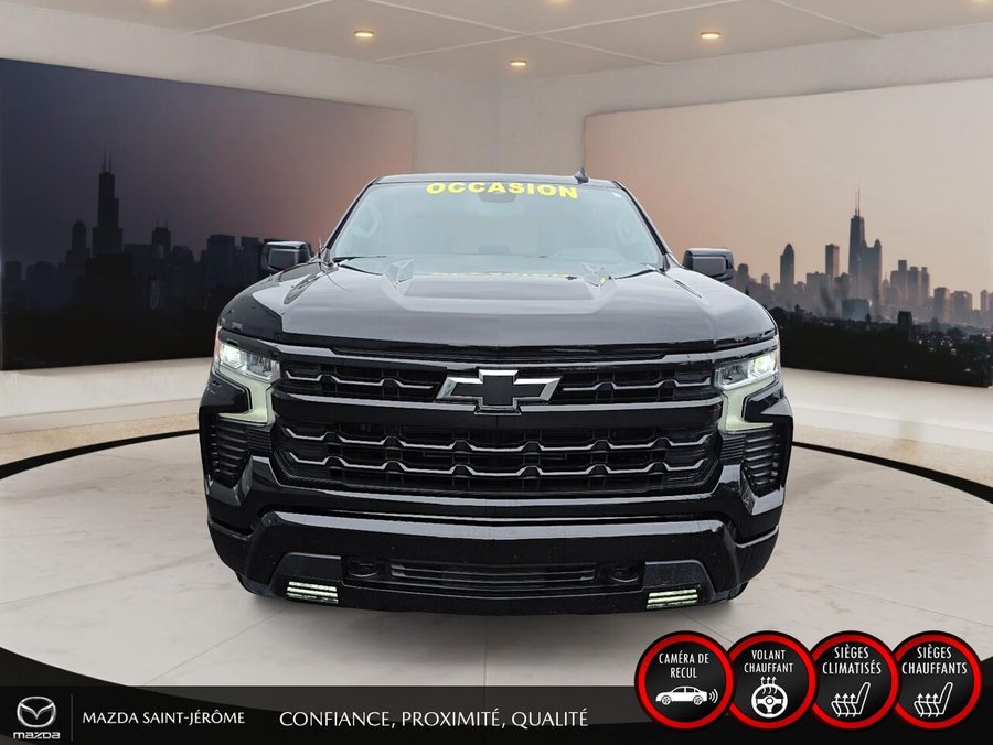 Chevrolet Silverado 1500 RST | CABINE MULTIPLACE | COUVRE-CAISSE RIGIDE | MARCHEPIEDS 2026 Noir