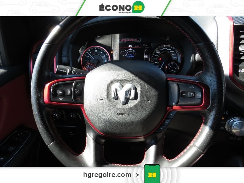 Dodge Ram V3591A | Rebel TOIT PANORAMIQUE + SIEGE CHAUFFANT 2021 Blanc Laval - photo #12