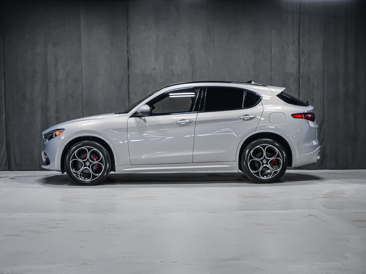 2020 Alfa Romeo Stelvio TI SPORT ASSIST CONDUITE HARMAN KARDON ROUES 20po White Montreal - photo #2
