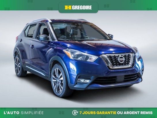 Nissan Kicks SR AUTO AC CUIR MAGS CAM RECULE BLUETOOTH 2020 Bleu