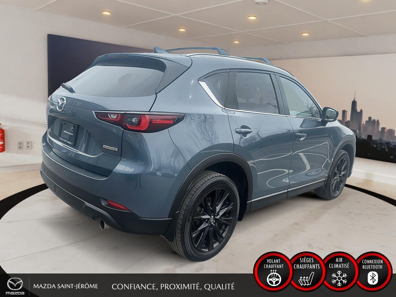 Mazda CX-5 Édition Kuro | AWD | TOIT OUVRANT | CUIR | 2022 Gris Saint-Jérôme - photo #5