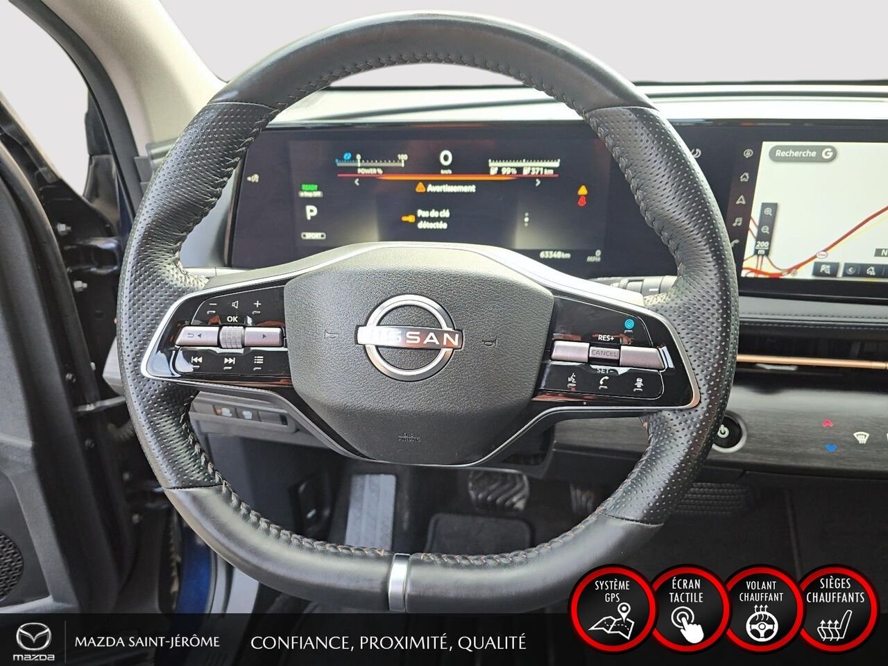 2023 Nissan ARIYA ENGAGE | 348 KM D'AUTONOMIE | RECHARGE RAPIDE 130 KW | 1 PROPRIÉTAIRE Blue Saint-Jérôme - photo #12