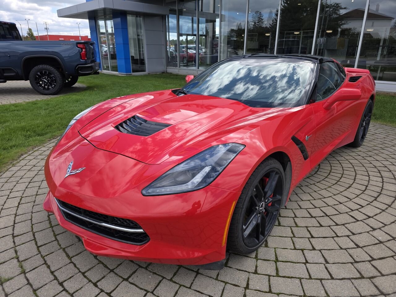2015 Chevrolet Corvette Z51 3LT Red Rouyn-Noranda - photo #1