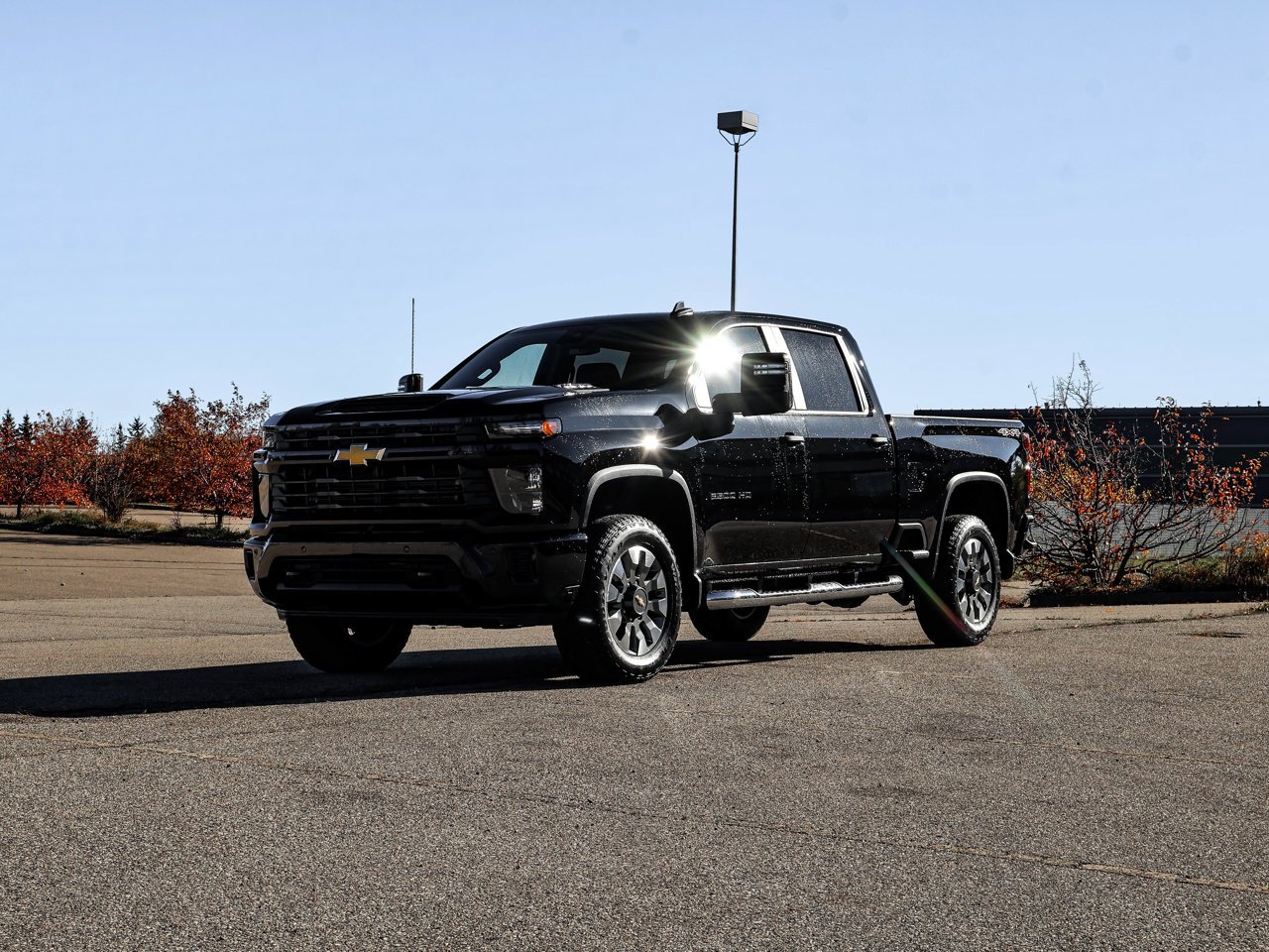2026 Chevrolet Silverado 2500HD 4WD Crew Cab 159 Custom Black Sherwood Park - photo #3