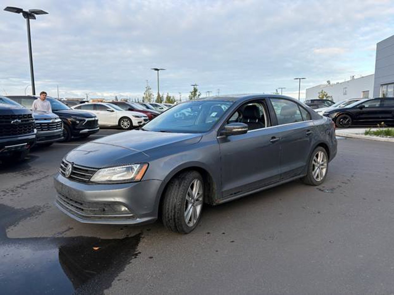 2015 Volkswagen Jetta Sedan 4dr 2.0 TDI Man Highline Grey Sherwood Park - photo #2