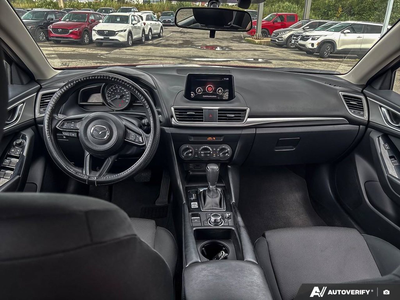 2017 Mazda Mazda3 JM1BN1K79H1121688 Red Mirabel - photo #27