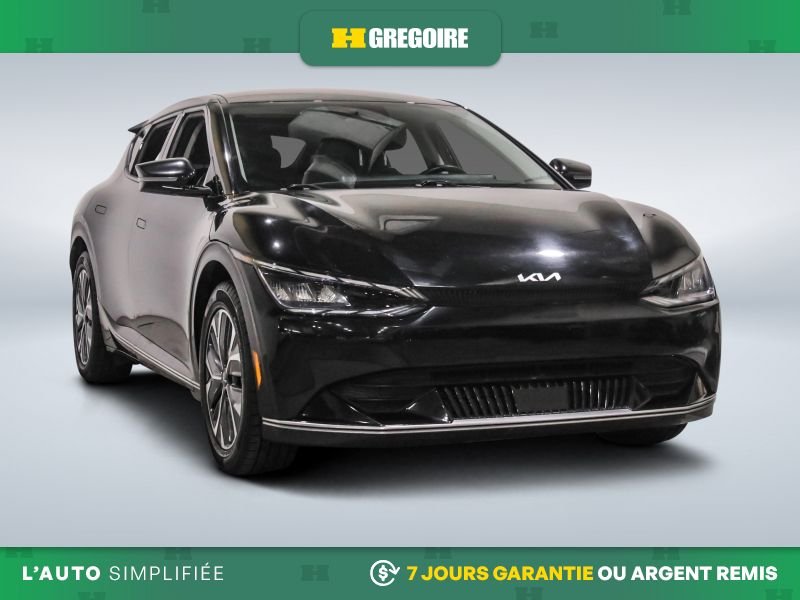 2023 Kia EV6 Long Range AUTO A/C CUIR NAV MAGS CAM RECUL BLEUTO Black