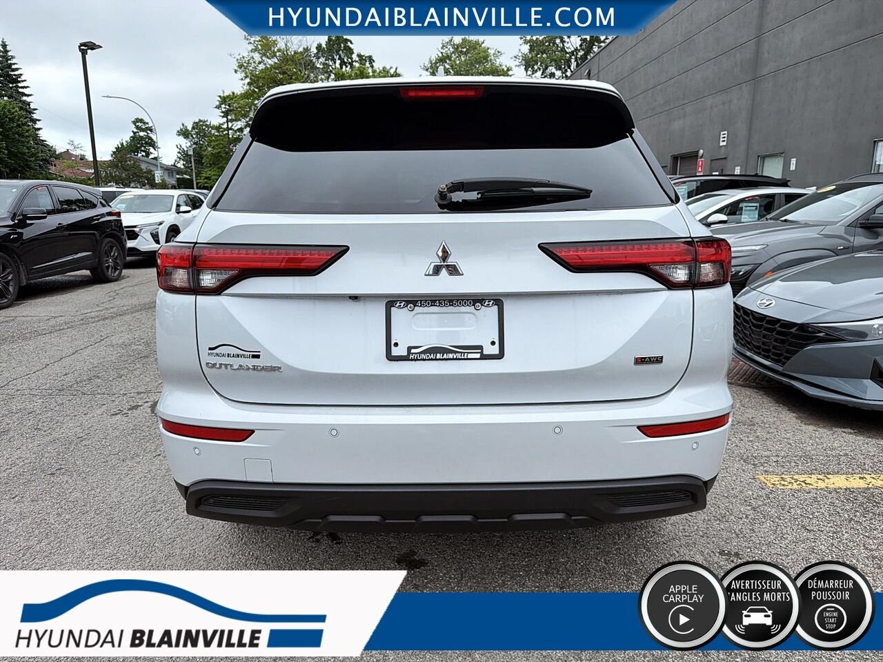 Mitsubishi Outlander 2022 Blanc Blainville - photo #4