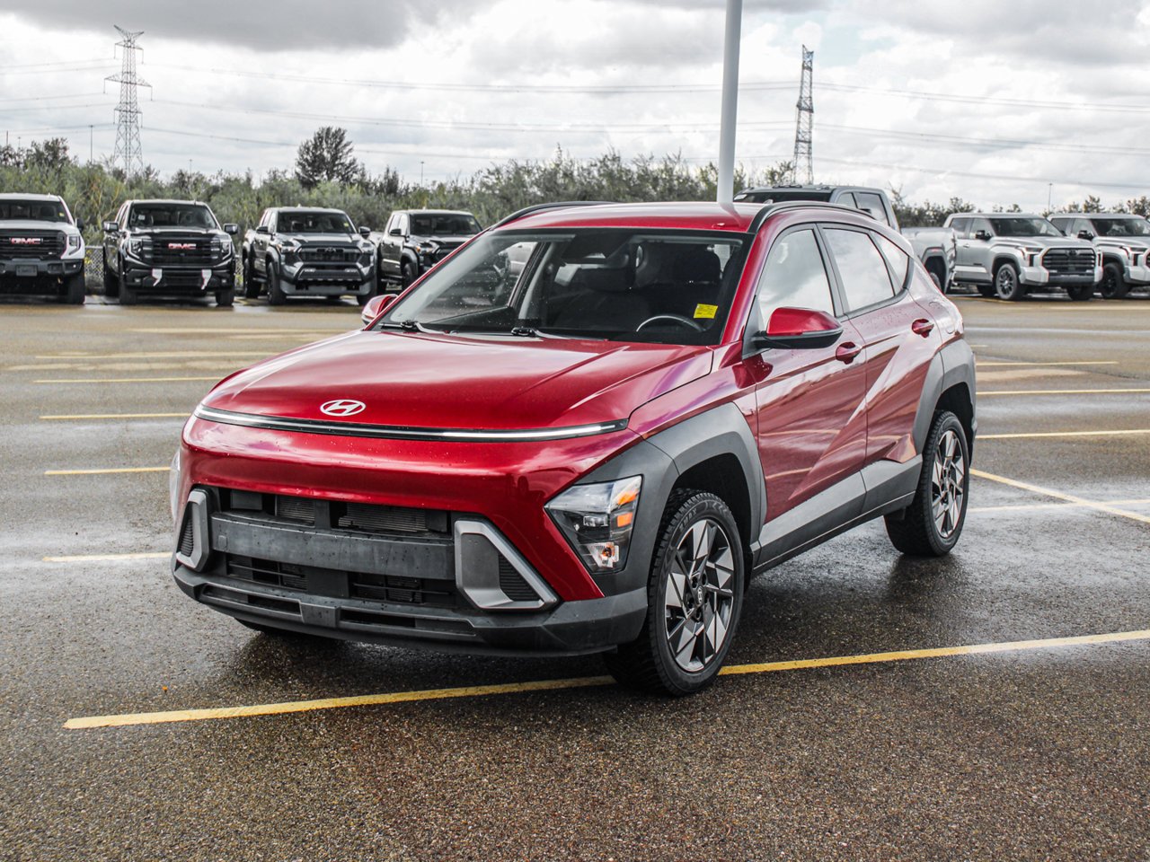2024 Hyundai Kona 2.0L Preferred AWD Red Sherwood Park - photo #3
