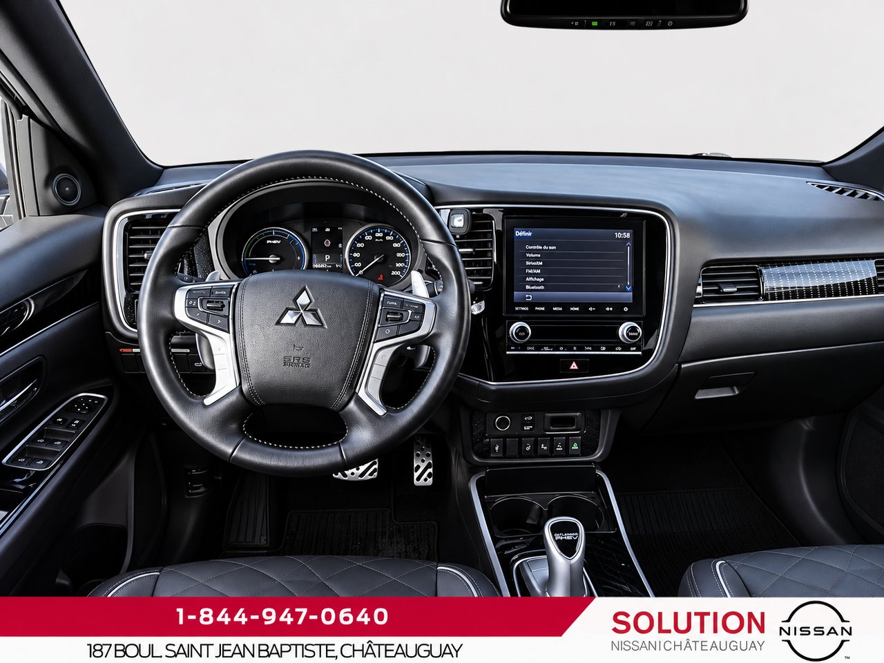 2022 Mitsubishi Outlander Plug-In Hybrid BLACK EDITION S-AWC Silver Châteauguay - photo #13