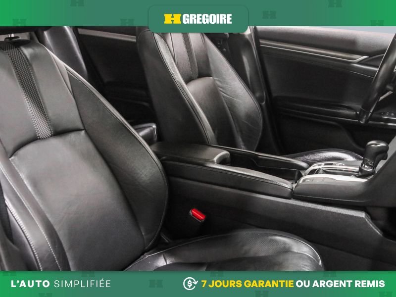 Honda Civic 820731 | Touring AUTO AC CUIR TOIT NAV MAGS CAM RECUL BLEUT 2019 Gris Laval - photo #28