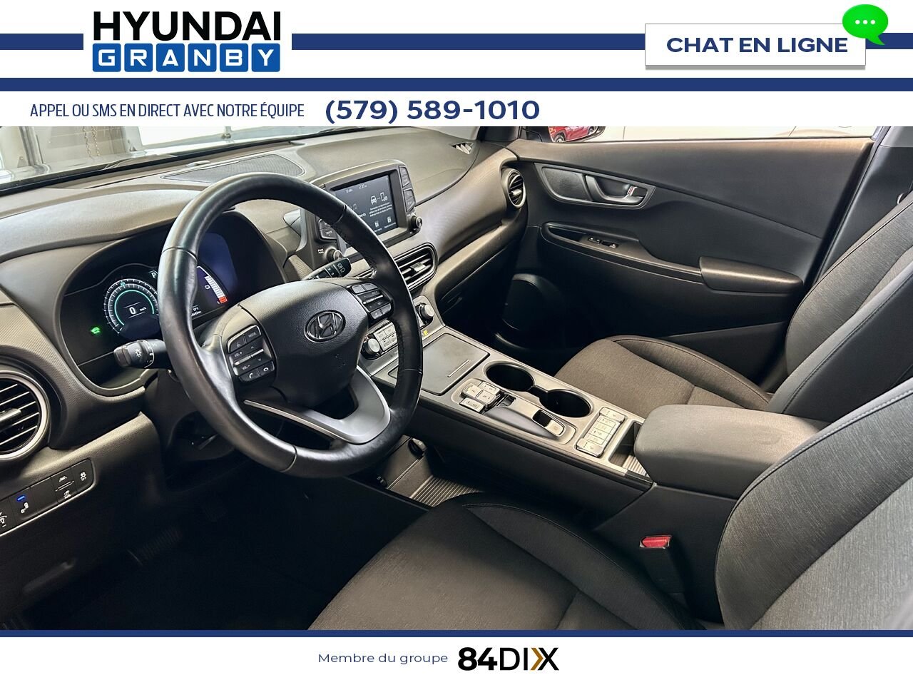 Hyundai Kona électrique 2021 Gris Granby - photo #9