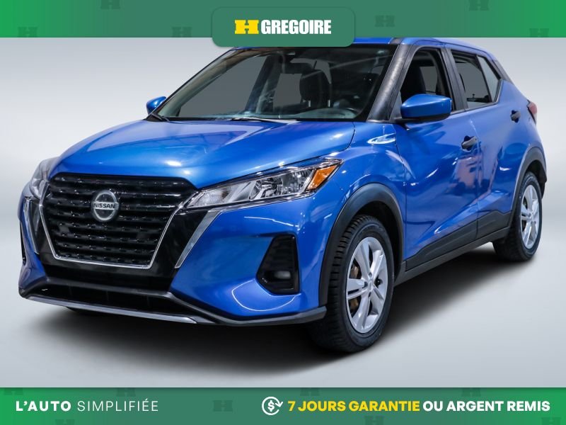 Nissan Kicks S AUTO AC GR ELEC CAM RECULE BLUETOOTH 2021 Bleu