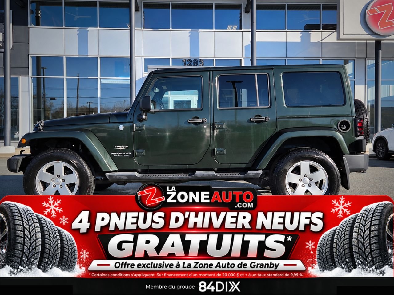 2011 Jeep Wrangler Unlimited Green Granby - photo #2