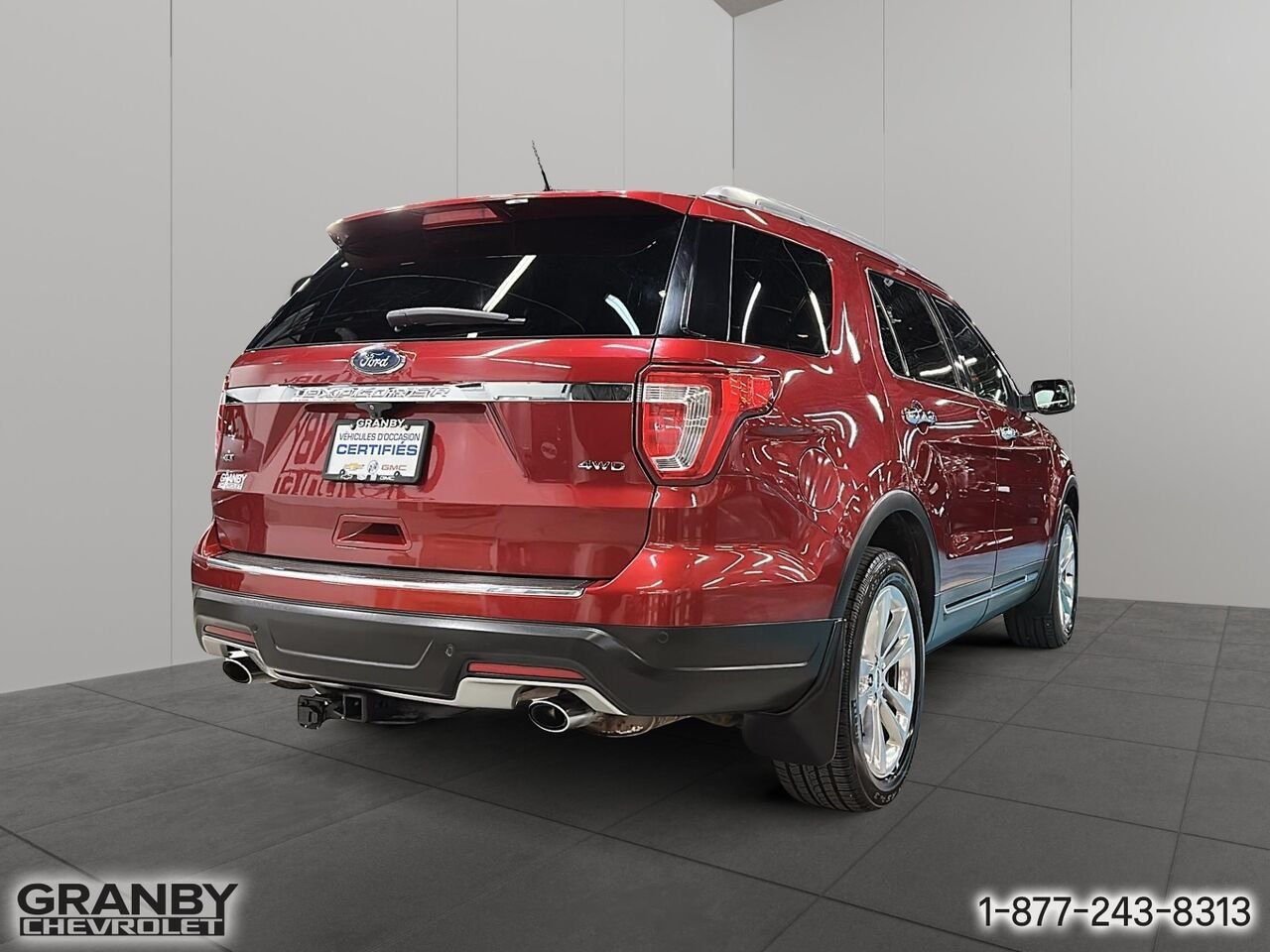 2018 Ford Explorer XLT, quatre roues motrices | G3898 Red Granby - photo #4
