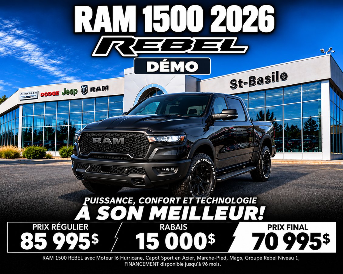 2026 Ram 1500 Blue Saint-Basile-le-Grand - photo #0