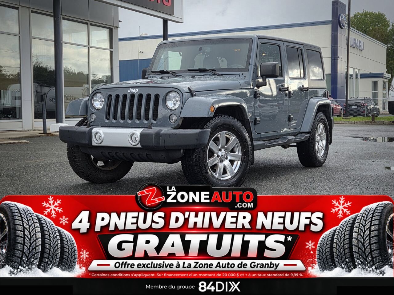 Jeep Wrangler Unlimited Sahara 2015 Gris Granby - photo #0