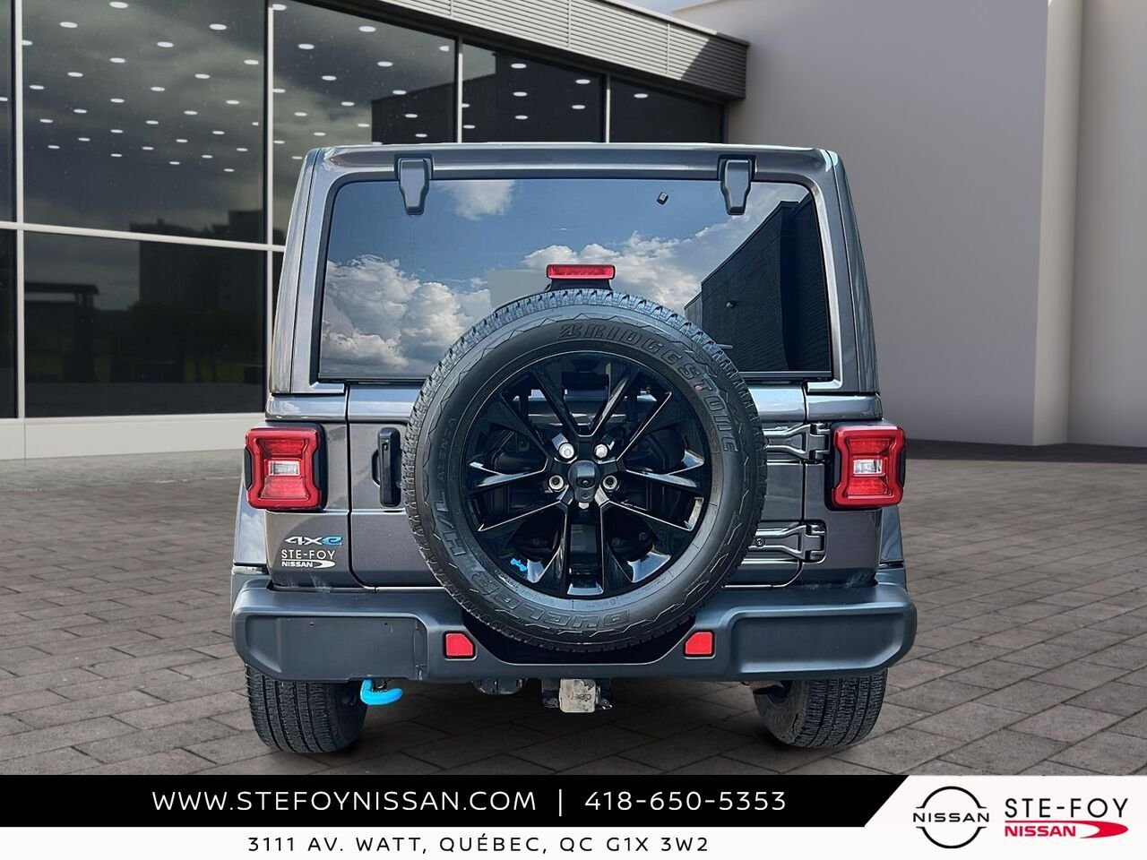 2022 Jeep Wrangler 4xe SAHARA UNLIMITED Grey Ste-Foy - photo #2