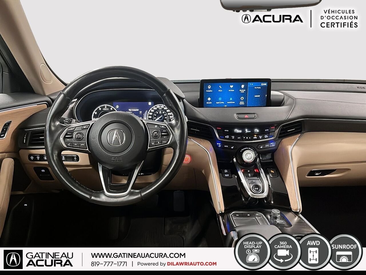2021 Acura TLX Platinum Élite berline SH-AWD White Gatineau - photo #2