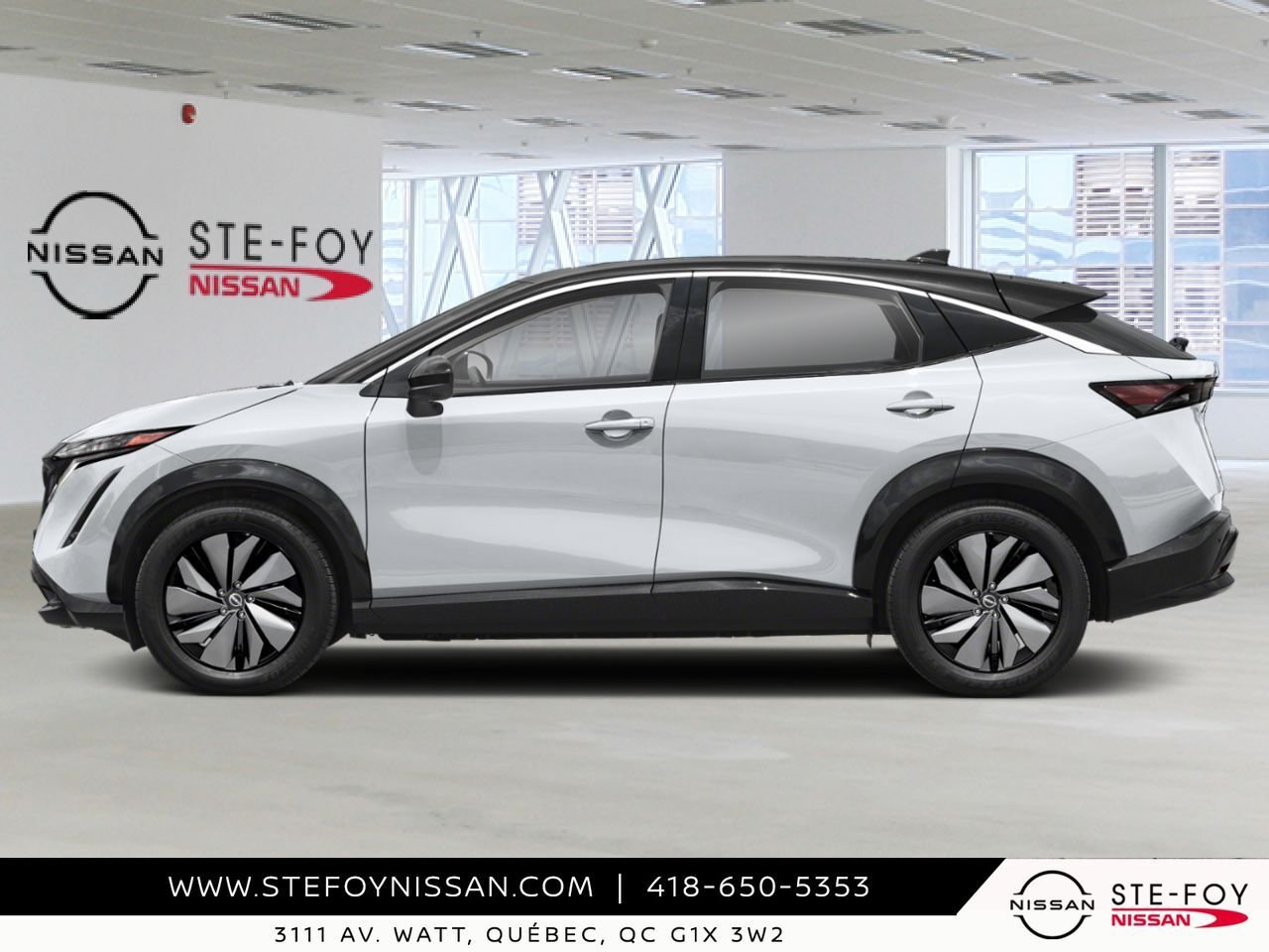 2026 NISSAN ARIYA Everest White Pearl Tricoat/Black Diamond Pearl Saint-Eustache - photo #1