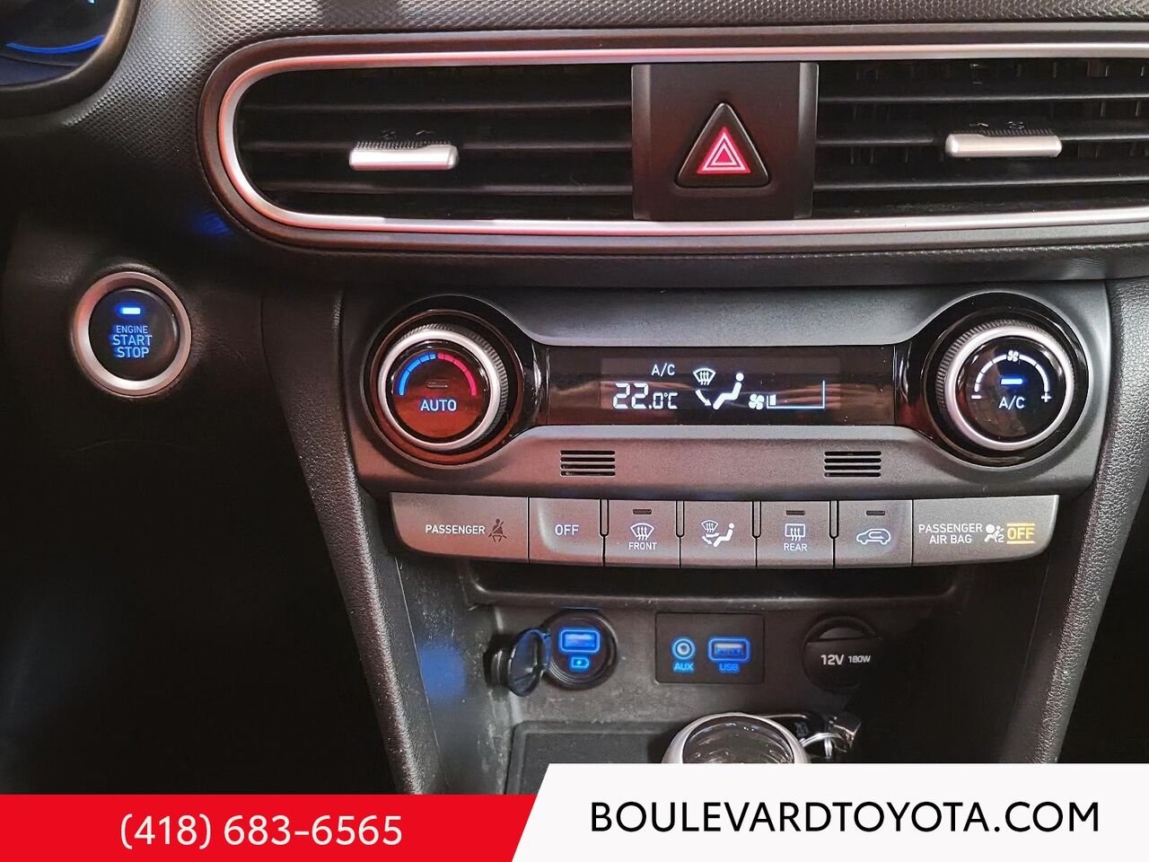 2020 Hyundai KONA 100574A-91 | 2.0L LUXE, AWD Orange Québec - photo #14