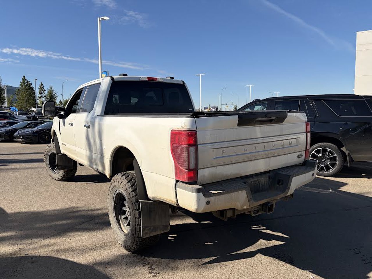 2022 Ford Super Duty F-350 SRW Platinum 4WD Crew Cab 6.75' Box White Sherwood Park - photo #3
