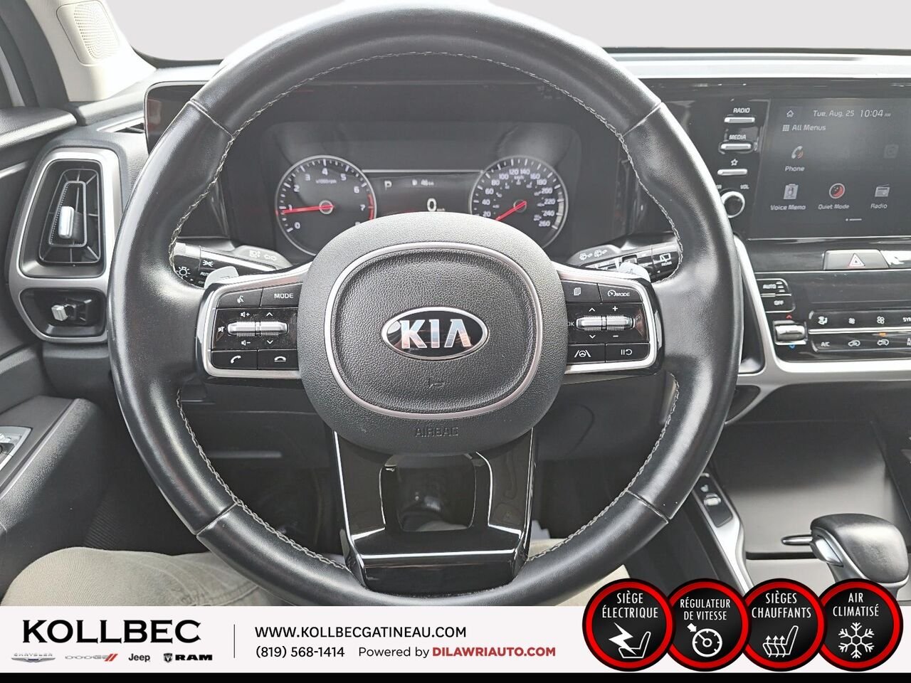 2021 KIA SORENTO X-Line AWD White Ottawa & Gatineau - photo #8