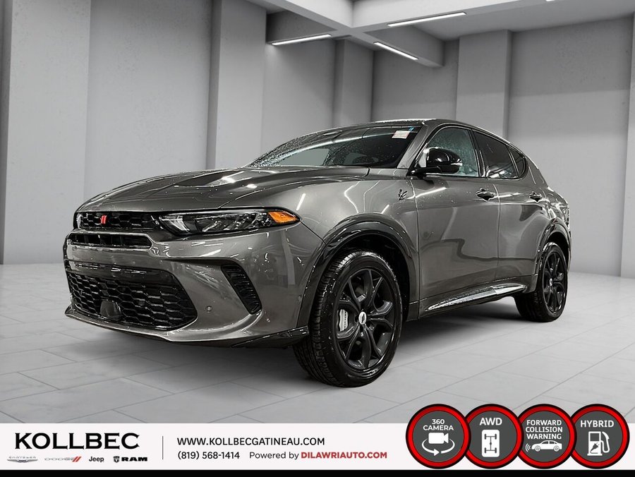 2024 Dodge Hornet *** CLEAN CARFAX + BAS KILOMÉTRAGE + HYBRIDE BRANCHABLE *** Grey