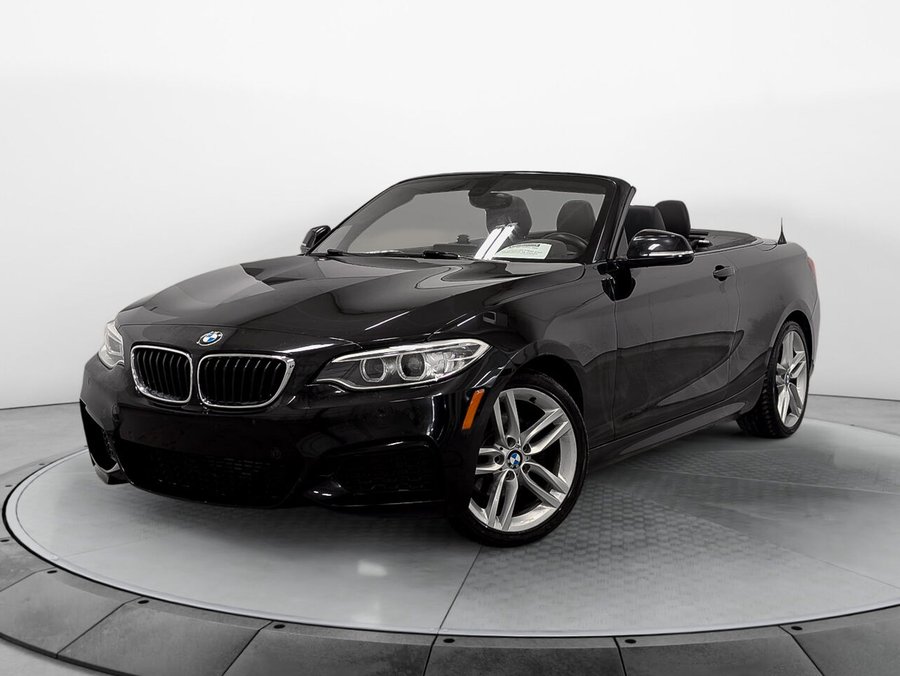 2016 BMW 228i xDrive Cabriolet Premium Enhanced et M Package Black