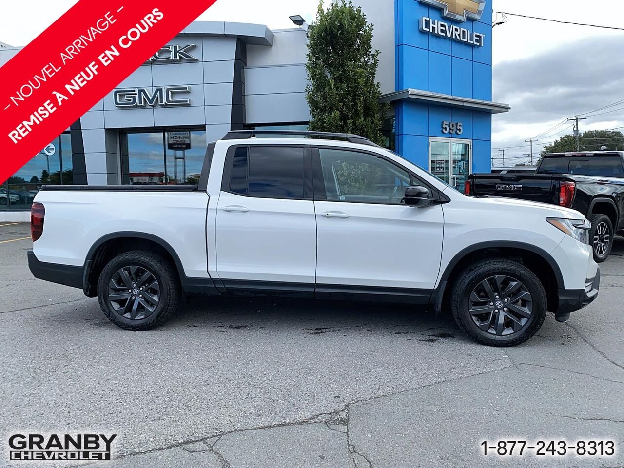 2025 Honda Ridgeline Sport Traction Intégrale | 26-0168A White Granby - photo #3
