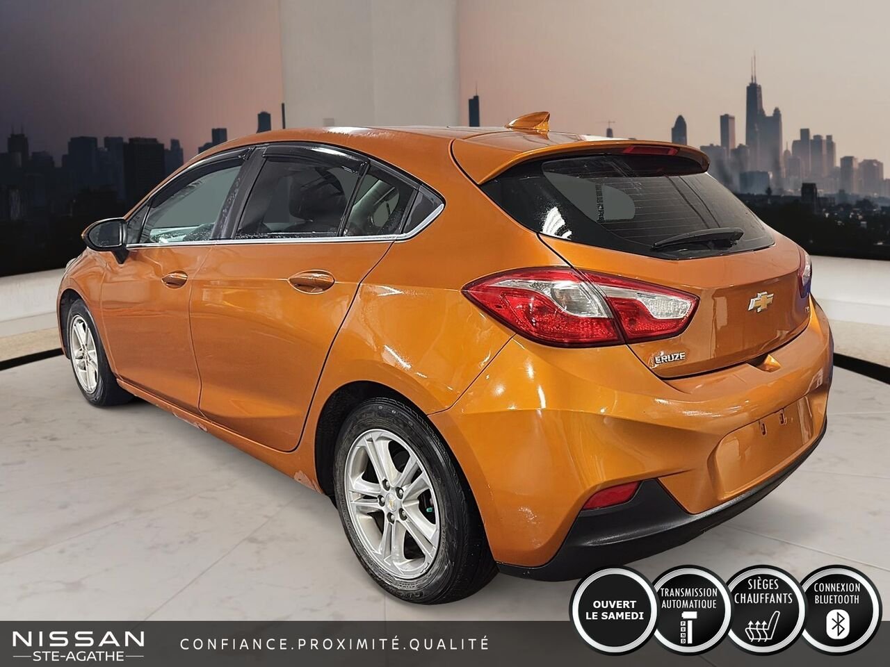 2017 Chevrolet Cruze Orange Sainte-Agathe-des-Monts - photo #4