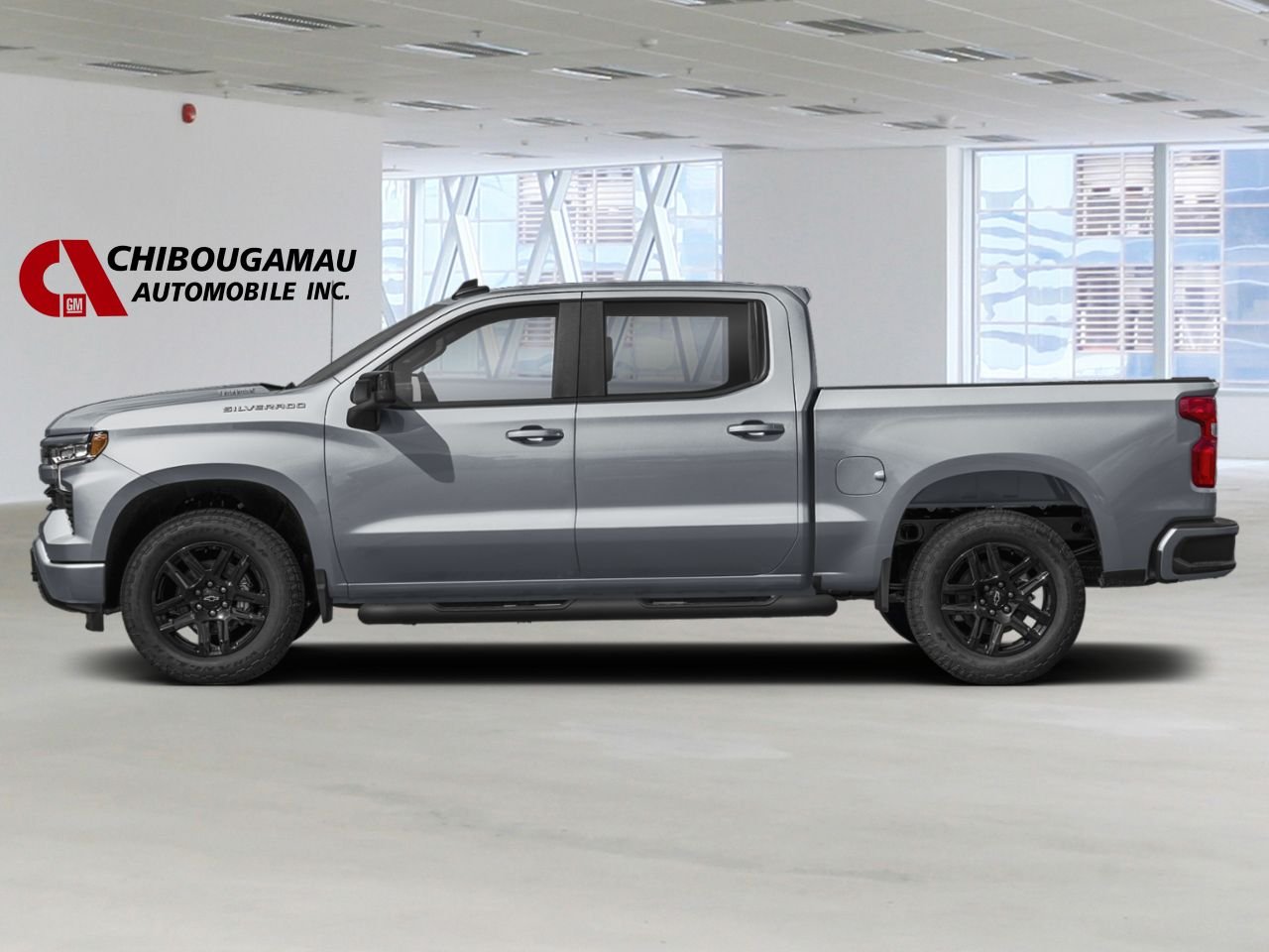CHEVROLET Silverado 1500 K1500 SILVERADO CREW CAB RST STD/BOX (1SP) 2026 Gris sterling métallisé Chibougamau - photo #2