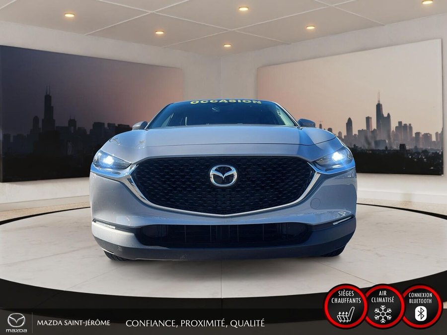 Mazda CX-30 GS LUXE | 1 PROPRIÉTAIRE | JAMAIS ACCIDENTÉ | TOIT OUVRANT | CUIR | AWD 2025 Gris